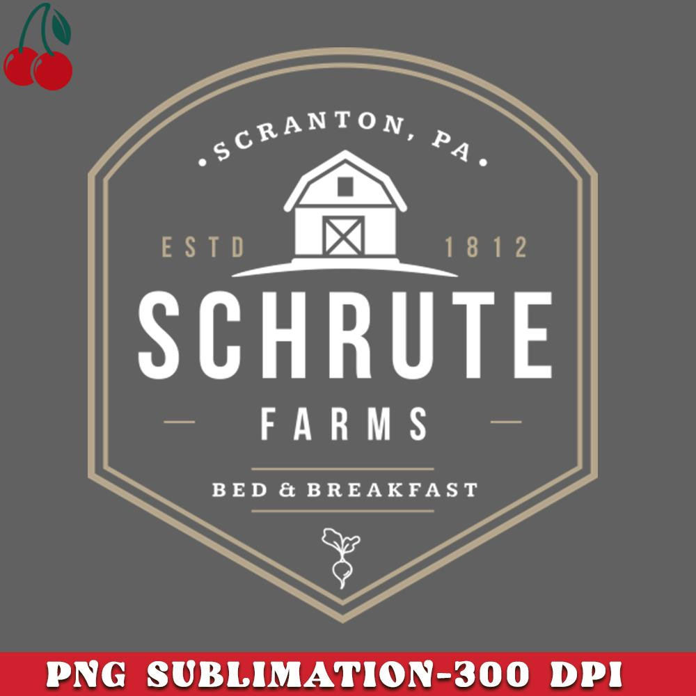 CL2612238512-Schrute Farms Bed Breakfast modern vintage logo PNG Download.jpg