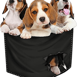 Beagle In YourPocket Dogs Tee