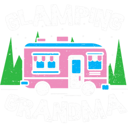 Flamingo Glamping Grandma 2grandma Png T-shirt