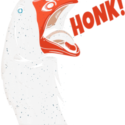 funny goose honk geese sound graphic novelty png t-shirt
