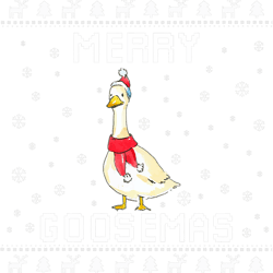 Geese Ugly Christmas Sweater Geese Lover Holiday Present PNG T-Shirt