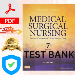 test bank for medical surgical nursing patient centered collaborative care 7th edition
