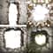 Grunge Wall Crack Hole 3d Effect Border Frame PNG Cracked Breakthrough Wall Frame Masonry Overlays 7