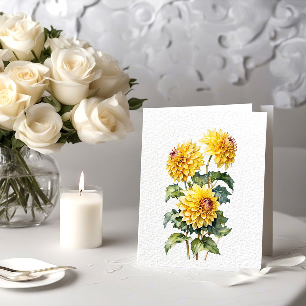 Dahlia Flower Clipart PNG Watercolor Dahlia Flower Clipart Digital Bundle Printable PNG Files For C 9