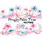 Preppy Palm Tree Watercolor Clipart PNG Pastel Tropical Palm Tree Graphics Transparent Background D 1