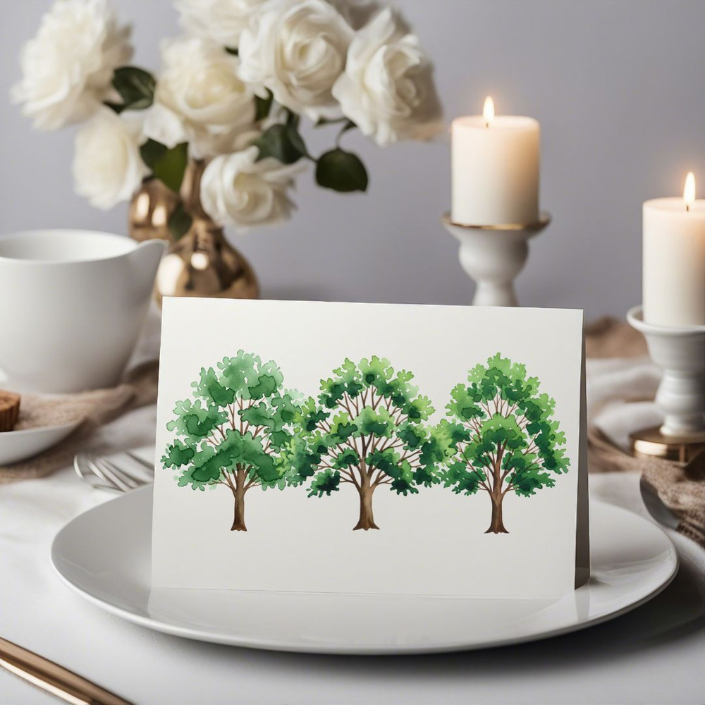 Forest Trees Clipart Bundle 45 Watercolor PNGs With Transparent Background Evergreen  Deciduous Tre 4