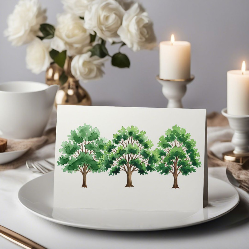 Forest Trees Clipart Bundle 45 Watercolor PNGs With Transparent Background Evergreen  Deciduous Tre 4