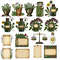Vintage Apothecary Clipart Bundle Antique Herbalist Alchemist Clipart Pack Digital Download Dark Ac 3