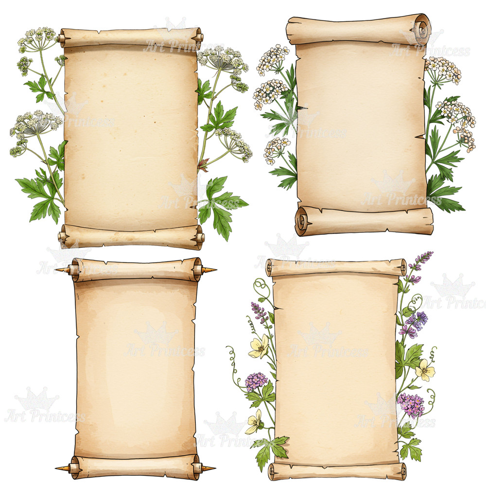 Kitchen Herb Chart Digital Print Vintage Botanical Poster Apothecary Decor Herbalist Gift Cottageco 2