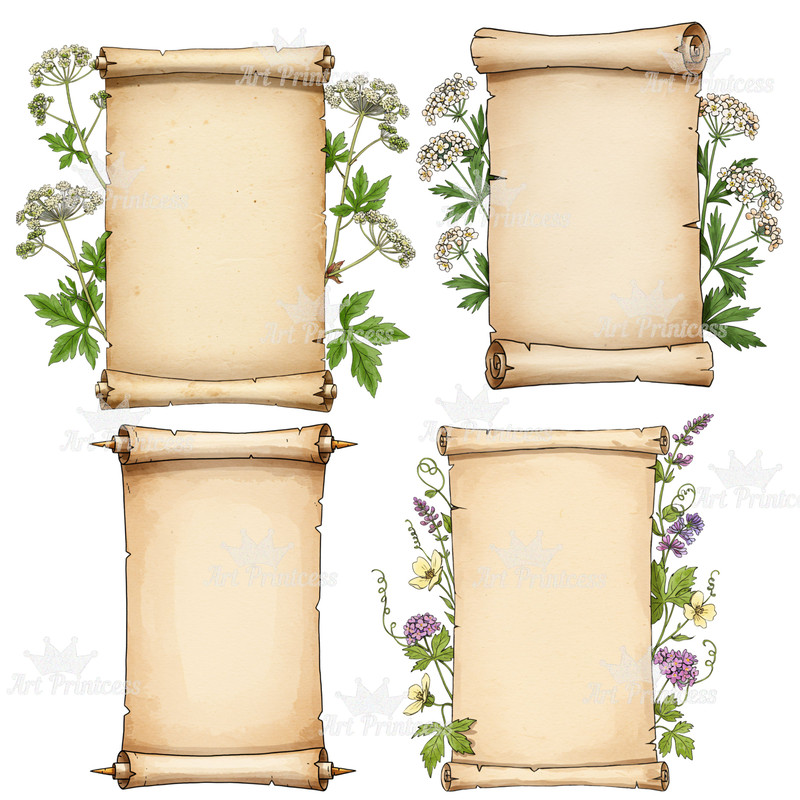 Kitchen Herb Chart Digital Print Vintage Botanical Poster Apothecary Printable Files Cottagecore Ki 3