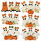 Coquette Halloween Ghosts PNG Bundle Cute Spooky Sublimation Craft Files Bows Lace Embroidery Flora 4