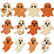 Cute Fabric Ghosts Clipart PNG Bundle Vintage Halloween Digital Download Spooky Season Sublimation 6