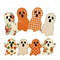 Fabric Ghosts PNG Clipart Bundle 30 Cute Spooky Halloween Fabric Texture Embroidery Ghosts TShirts 3