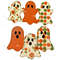 Fabric Ghosts PNG Clipart Bundle 30 Cute Spooky Halloween Fabric Texture Embroidery Ghosts TShirts 10