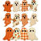 Fabric Ghosts PNG Clipart Bundle 30 Cute Spooky Halloween Fabric Texture Printable Ghosts TShirts M 10