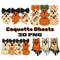 Coquette Ghost PNG Bundle Fabric Halloween Clipart Cute Spooky Printable Bow Ghost Shirt Design Aut 0