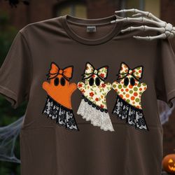 coquette ghost png bundle fabric halloween clipart cute spooky sublimation bow ghost shirt digital design autumn