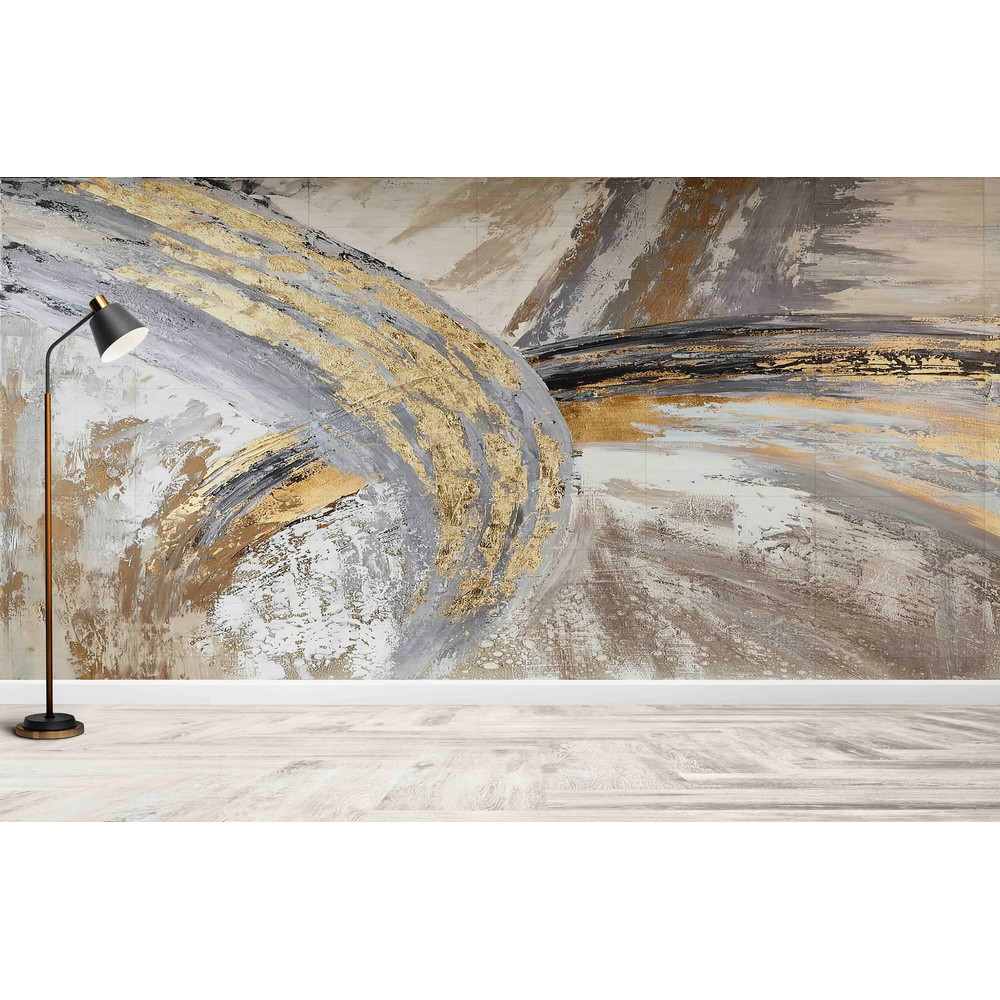 3d Wall Paper,Wall Paper Peel and Stick,Bright Wall Paper,Gold Wall Paper,Silver Wall Painting,Modern Wall Poster,.jpg