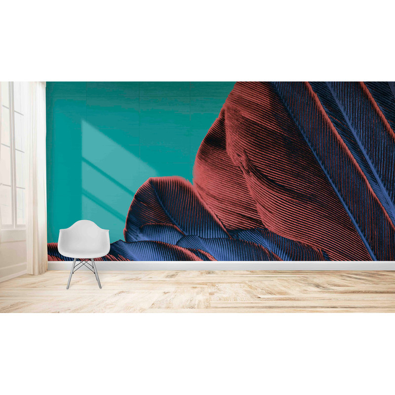 Abstract Feather Wall Print,Abstract Wall Mural,Paper Wall ArtCustom Wall Paper,3d Wall Paper,Contemporary Wall Painting,.jpg