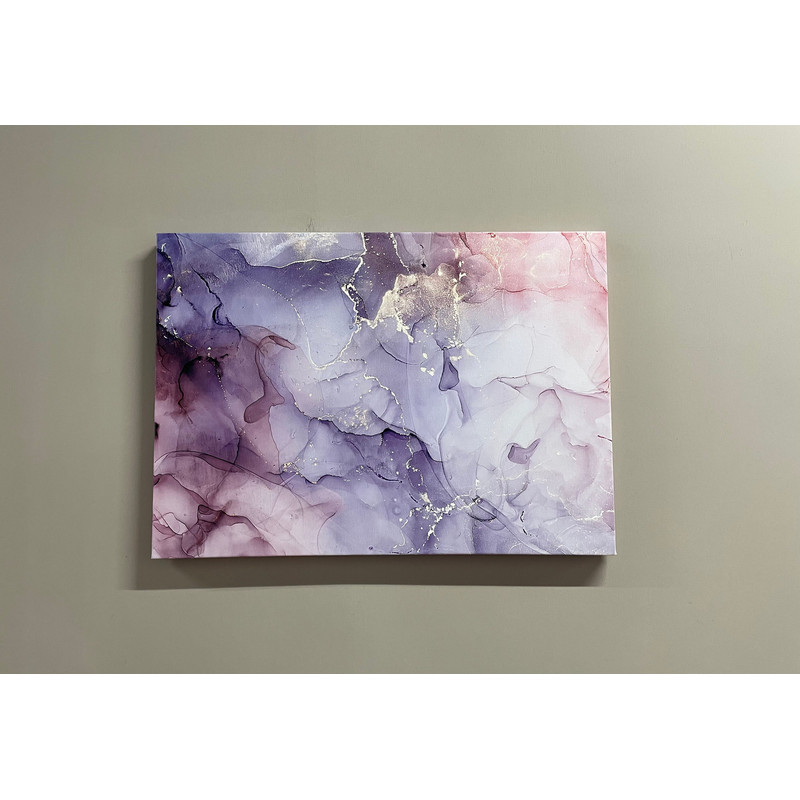 3D Wall Art, Canvas Print, Canvas Decor, Purple And Pink Marble, Luxury Marble Wall Art, Alcohol Ink Canvas, Purple Marble Wall Art,.jpg