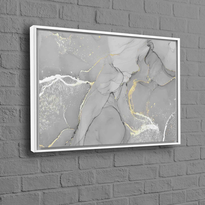 Luxury Marble Art Canvas, Gold Marble Art Canvas, Silver Marble Poster, Modern Marble Artwork, Gray And Gold Poster, Marble Canvas Art,.jpg