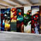 Marvel Wall Paper, Personalized Wallpaper, Boy Room Wall Paper, Super Heros Wall Stickers, Children Wall Print, Papercraft 3D, Heros Art,.jpg