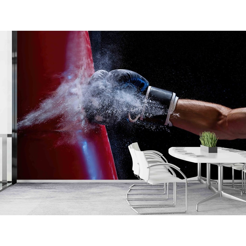 Gym Wall Paper, Motivation Wall Paper, Boxing Wall Print, Motivational Wall Poster, Boxer Wall Paper, Sport Wallpaper, Knock Down Wall Paper.jpg