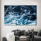 Large Wall Art, Living Room Wall Art, Wall Art, Aesthetic Ocean, Ocean Landscape 3D Canvas, Blue Ocean Wave Canvas Print, Blue Canvas Poster.jpg