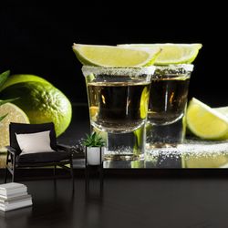 3d papercraft, wall decoration, 3d paper wall art, bar wall paper, kitchen wall paper, shot drink wall decor, wall decor