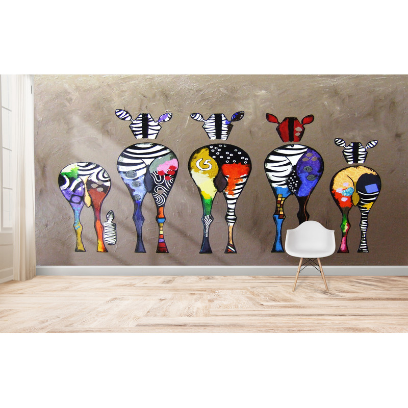 Banksy Zebra Wallpaper, Wallpaper Border, Graffiti Wallpaper, Animal Mural, Peel And Stick Wallpaper, Wall Poster, Banksy Wall Paper,.jpg