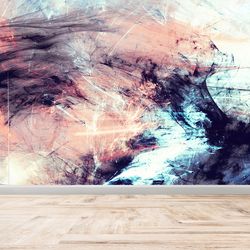 3d printing art, accent wall, room wall decor, gift for the home, abstract wall mural, black mural, modern mural, patter