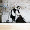 Banksy Maid Graffiti Wall Decals, Abstract Wallpaper, Banksy Woman Wallpaper, Woman Graffiti Wall Paper, Wall Covering, Loft Wall Art,.jpg