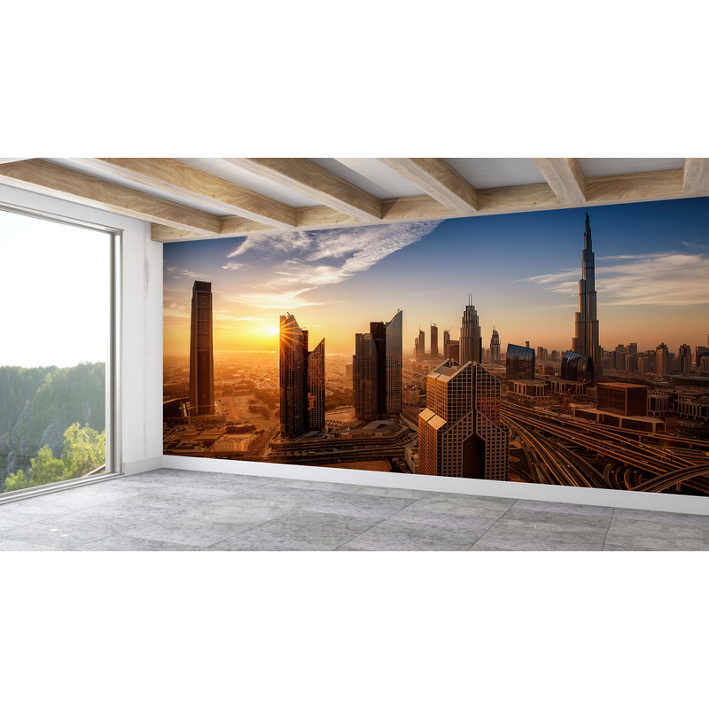 Accent Wall, 3D Wall Decor, Modern Wall Decal, Gift For Him, Office Paper Craft, City Wall Paper, View Wall Decor, Wall Mural Wallpaper,.jpg