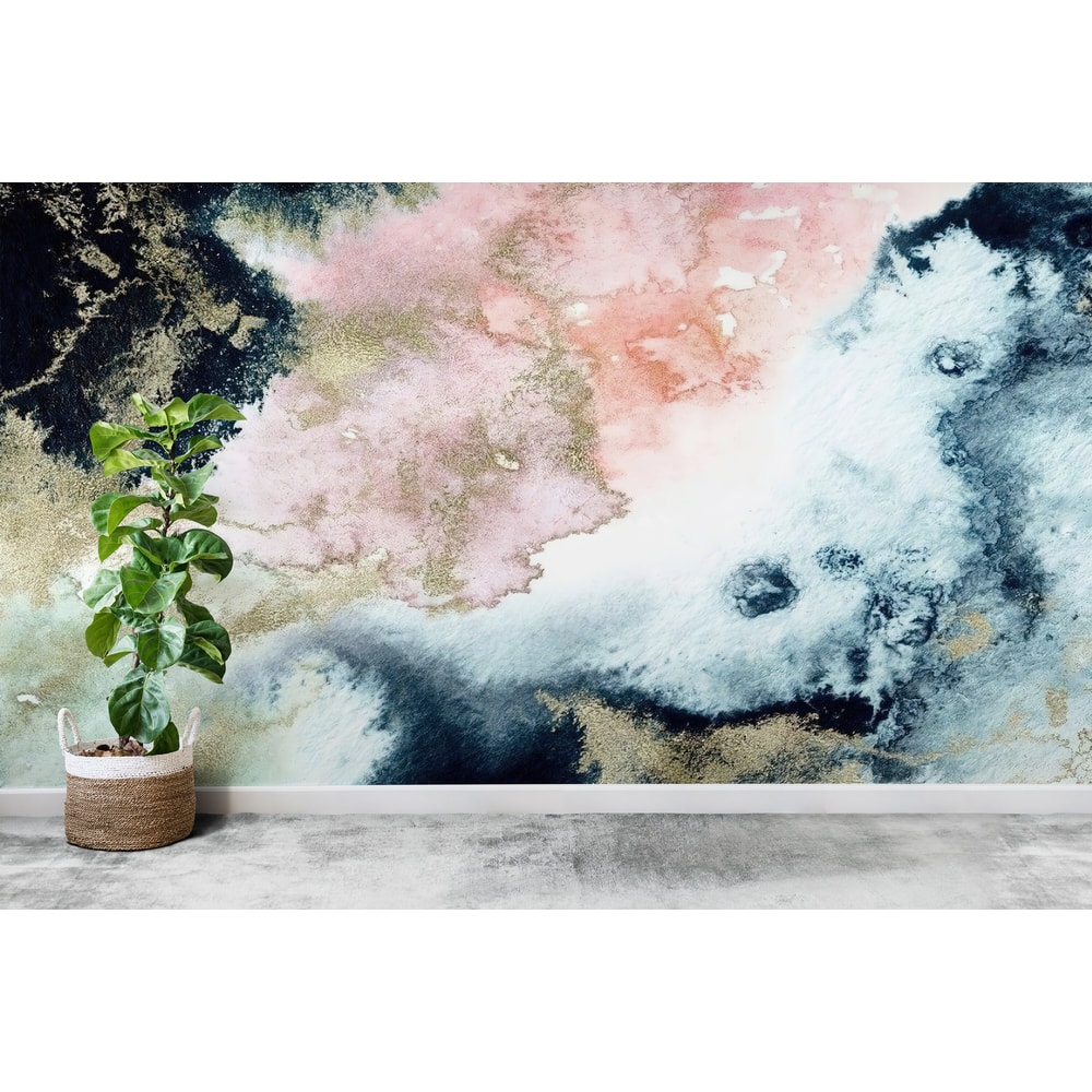 3D Wall Mural, Layered Paper Art, Self Adhesive Paper, Gift Wallpaper, Luxury Wall Mural, Pink Marble Wall Paper, Alcohol Ink Wall Mural,.jpg