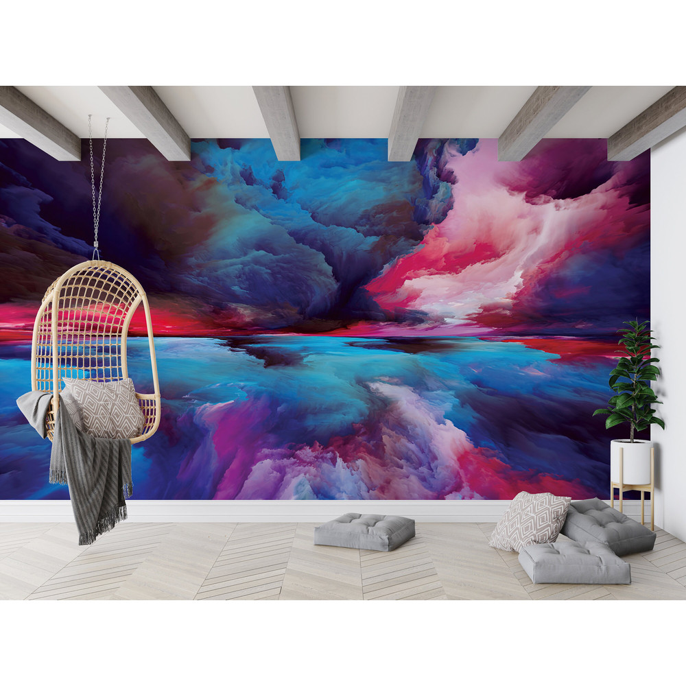 3D Wallpaper, 3D Wall Decor, Stick On Wallpaper Art Deco, Housewarming Gift, Wall Print, Clouds Mural, Modern Wall Mural, Contact Paper,.jpg