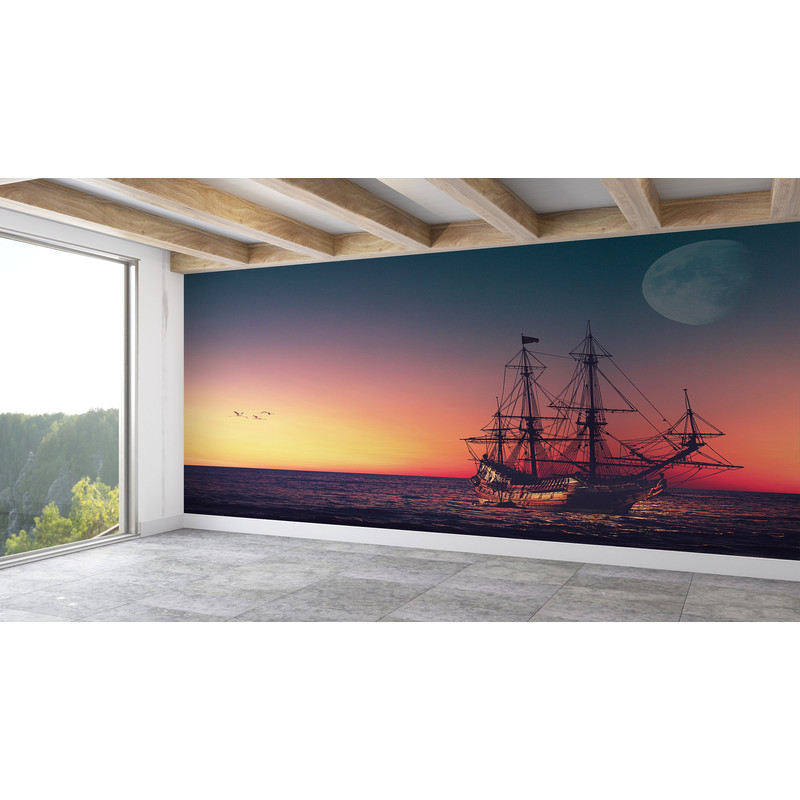 3D Printing Art, Modern Wall Decal, 3D Wall Paper, Gift For Him, Sea Poster, Nature Landscape Wall Art, Landscape Wallpaper, Coastal Decor.jpg