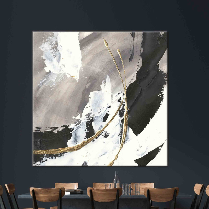 Abstract Wall Decor, Shimmery Art, Modern Artwork, Gray Tones Wall Art, Personalized Gift, 3D Wall Art, Canvas Art, Glass Art, Home Decor,.jpg