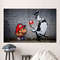Banksy Mario Painting Canvas Poster, Glass Art Wall Decor, Gaming Room Wall Decoration, Street Art Wall Art, Banksy Wall Decor, Canvas Art,.jpg