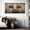Curious Cow Farmhouse Wall Art, Farm Cow Painted on Wood Canvas Print, Farm Animals Rustic Wall Art Framed, Unframed, Ready To Hang.jpg