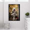 American Bulldog Dog On The Toilet Reading Newspaper, Funny Bathroom Art, Toilet Humor Animal Print or Canvas Framed Unframed Ready To Hang.jpg
