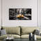 Black And White New York City Yellow Taxi Photography Style Painting Canvas Print, New York Wall Art, Office Wall Art Framed, Ready To Hang.jpg