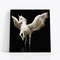 Flight of the Pegasus Majesty in the Shadows,Equine Decor, Inspirational Wall Art, Magical Pegasus Painting, Modern Myth Art.jpg