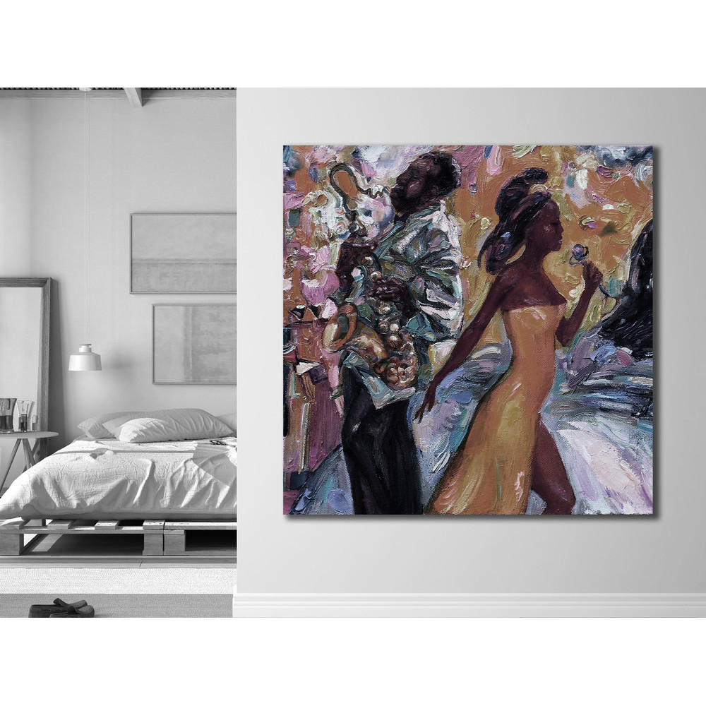 Ephemeral Dance,Ephemeral Moments, Joyful Movement, Rhythmic Portrayal, Celebration Artwork, Expressive Figures, Musical Harmony.jpg