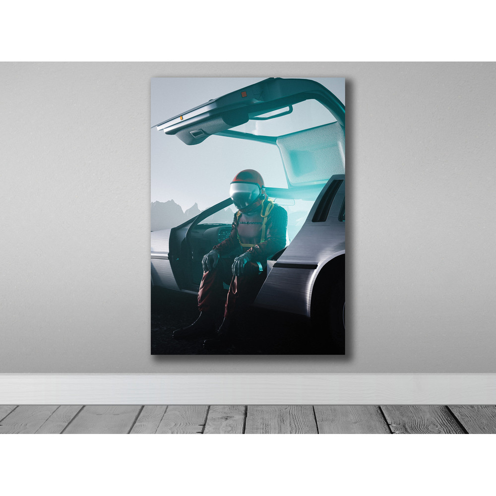 Galactic Voyager's Pit Stop,Space Travel, Modern Exploration, Futuristic, Astronaut, Cosmic Journey, Earthly Machines, Sci-Fi Imagery.jpg