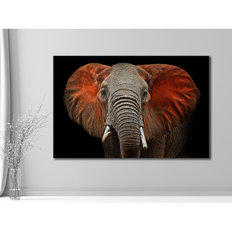 Elephant Canvas Wall Art,Huge Elephant Canvas Print Wall Decor,Animal Canvas Wall Art,Elephant Wall Art for Home Decor,Office Wall Decor.jpg