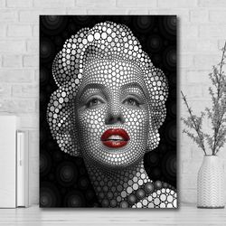 marilyn monroe art canvas-marilyn monroe colorful abstract art posterprinted picture wall art decoration poster or canva