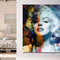 Marilyn Monroe Art Canvas-Marilyn Monroe Colorful Abstract Art PosterPrinted Picture Wall Art Decoration POSTER or CANVAS READY to Hang-2.jpg