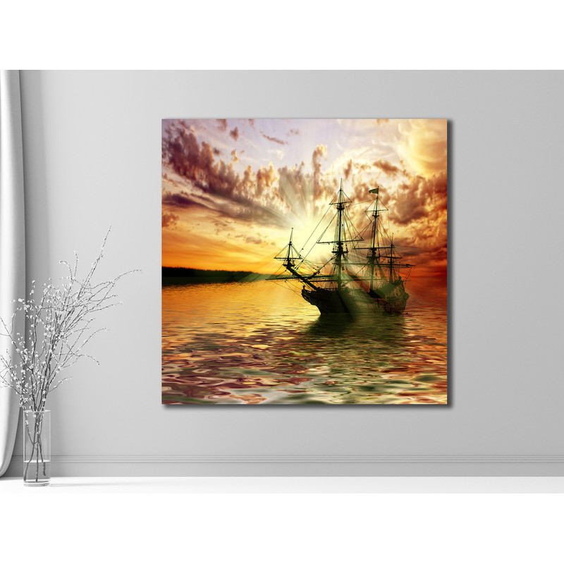 Golden Horizon Voyage,Oceanic Odyssey, Warm Embrace, Tranquil Voyage, Sailing Adventure, Endless Seas, Historical Exploration, Glowing Sky.jpg