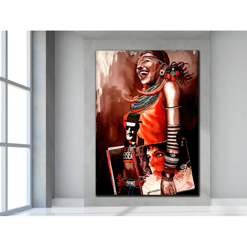 Joyful Echoes A Celebration of Cultural Heritage,Joyful Portrait, Ethnic Celebration, Modern Fusion, Vibrant Canvas, Artistic Storytelling.jpg