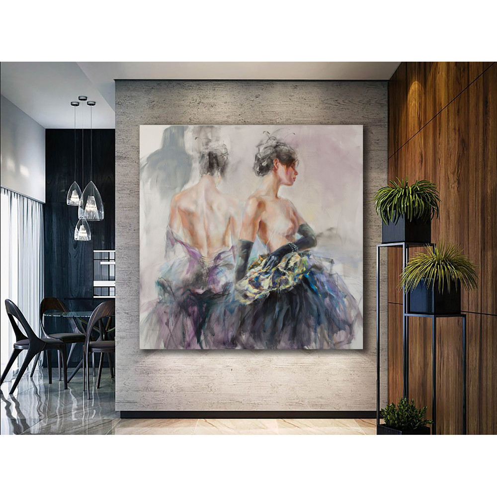Ethereal Elegance,Impressionism, Figure Painting, Modern Art, Elegant Decor, Ballet Art, Dance Artwork, Contemporary Painting, Feminine Art.jpg